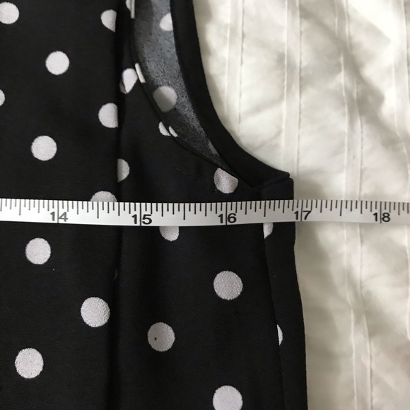 SOLD - Black tunic with white polka dots - Picture 12 of 12